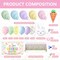 138pcs Easter Balloon Arch Kit Happy Easter Colorful Party Decoration Rainbow Balloon Garland Kit for Bunny Baby Shower Spring Birthday Party Decoration